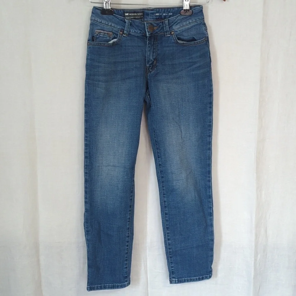 Lee Modern Series Curvy Fit Boyfriend Jeans Size 25 - Picture 1 of 6